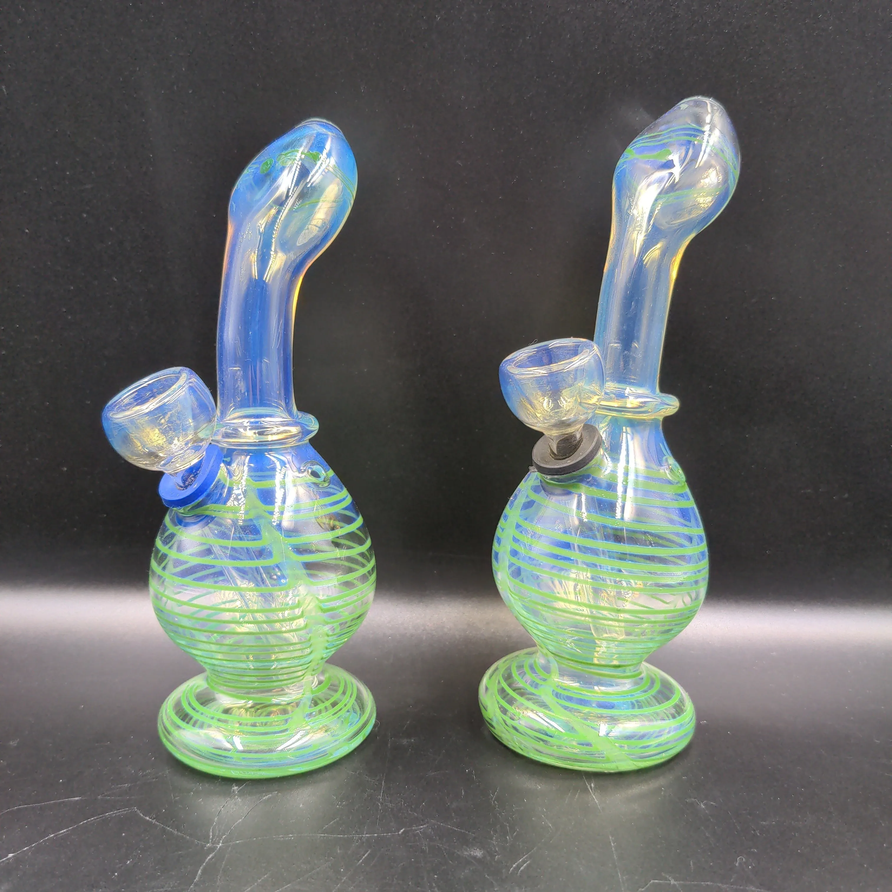 6 Changing Color Glass Bubbler Type 357