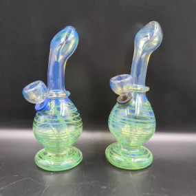 6 Changing Color Glass Bubbler Type 357