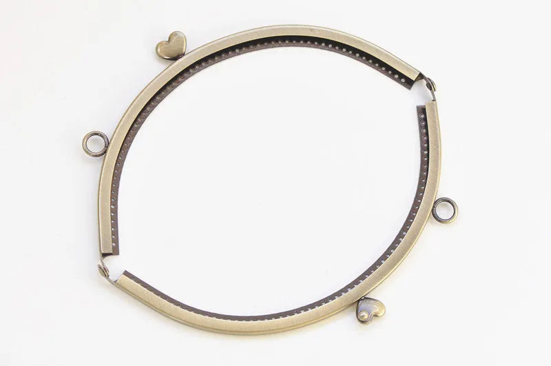 7" Bronze Purse Frame Sewing Purse Frame 18.5cm