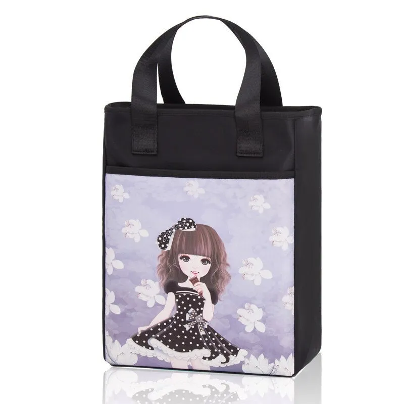 Anime Girl Padded Tote Bag