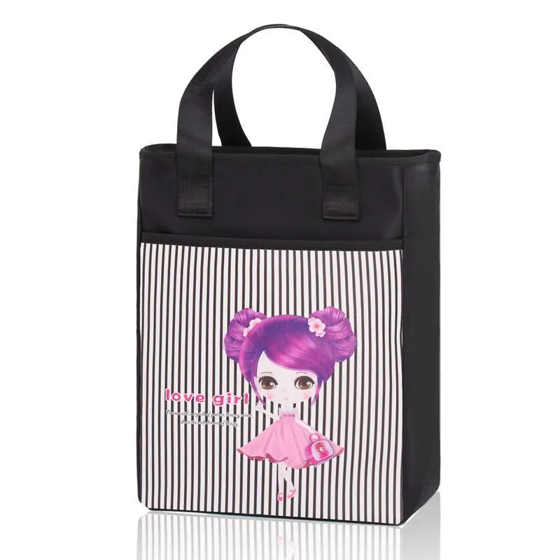 Anime Girl Padded Tote Bag