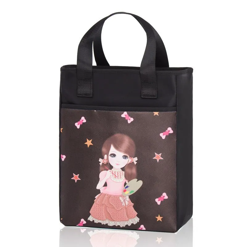 Anime Girl Padded Tote Bag