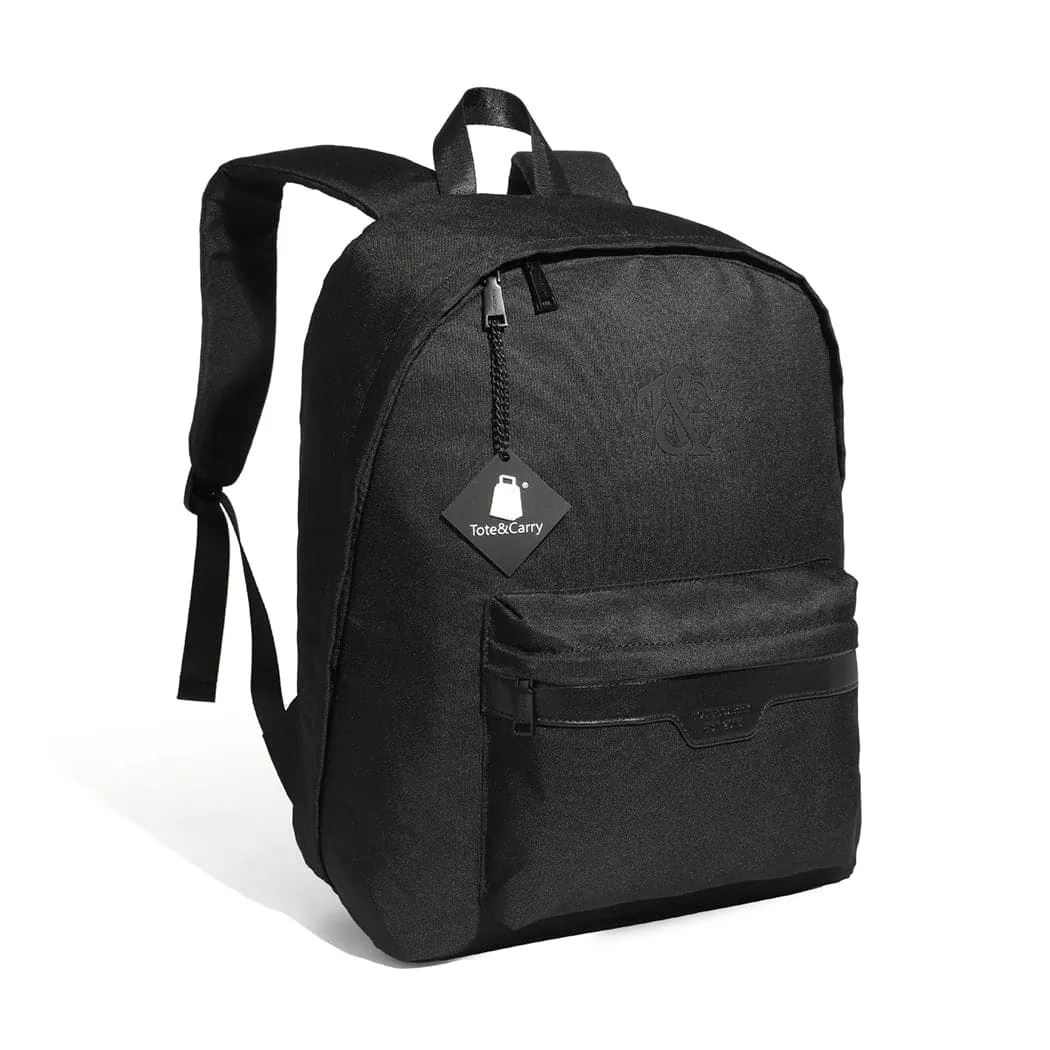 Black Nylon Backpack