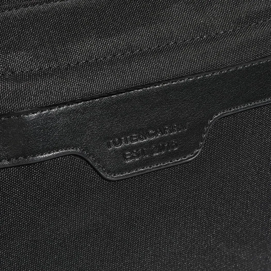 Black Nylon Backpack