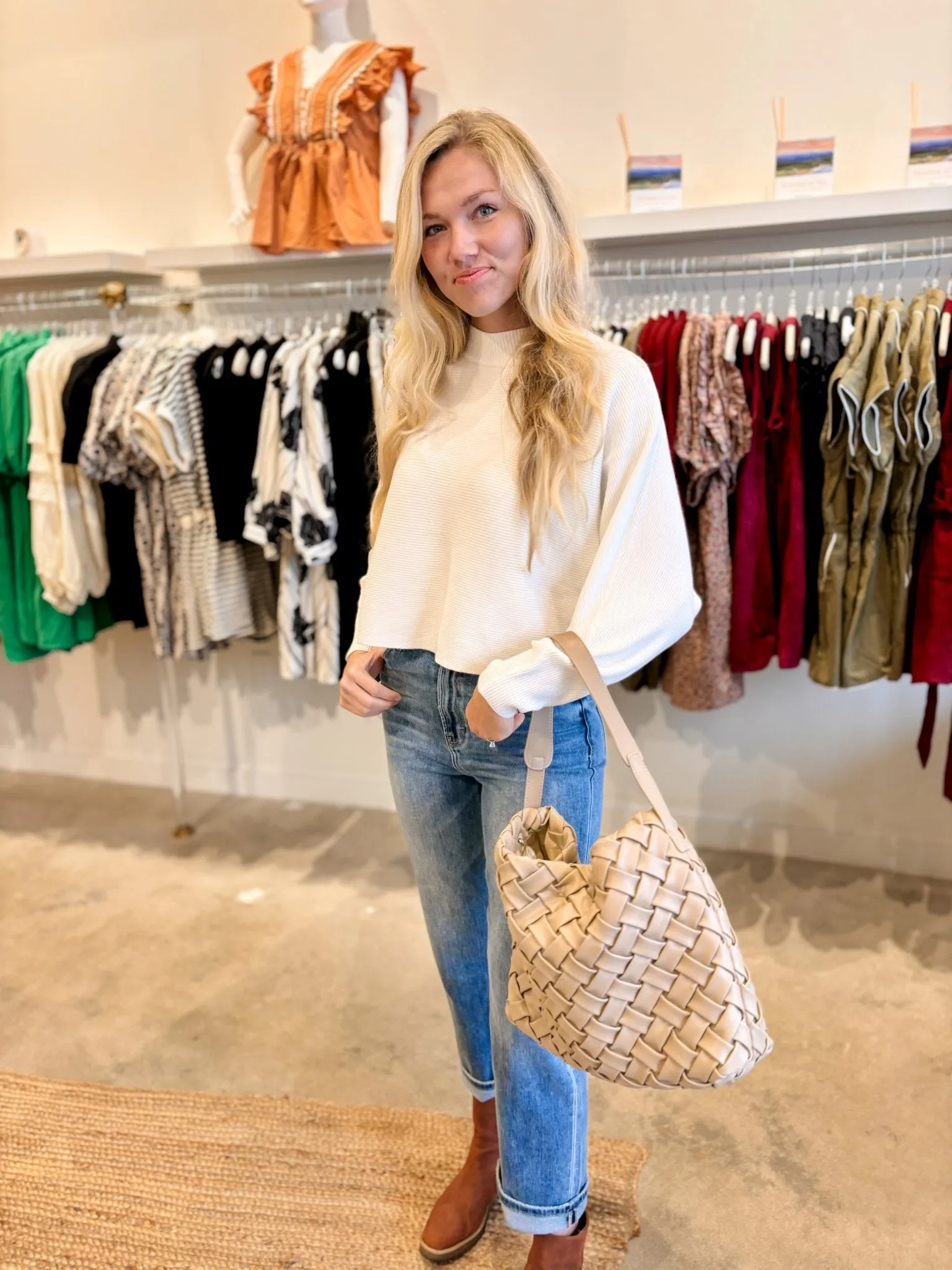 Braided Hobo Bag