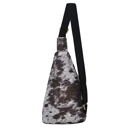 Chic Cow Faux Leather NGIL Large Sling Backpack