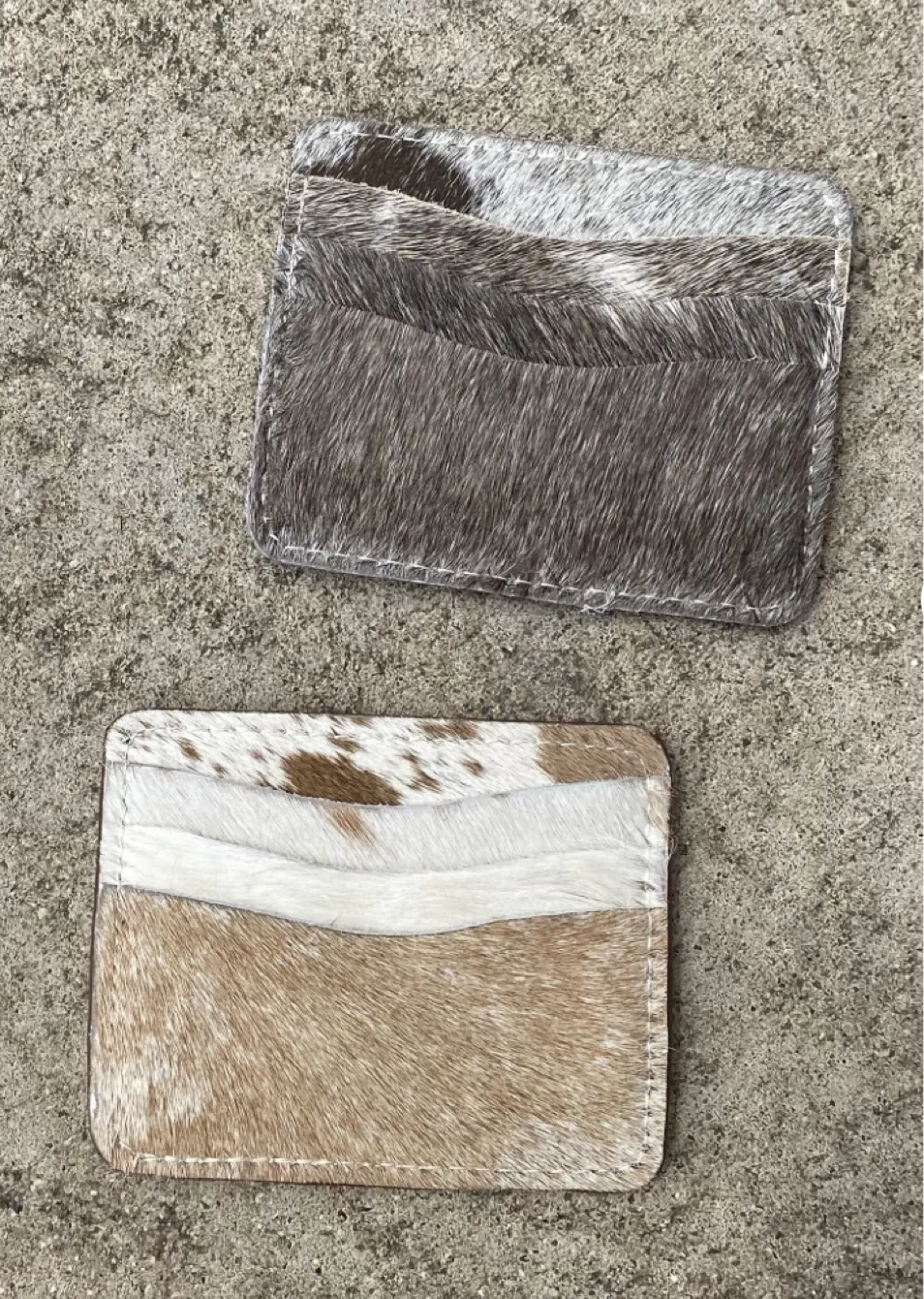COWHIDE CREDIT CARD WALLET