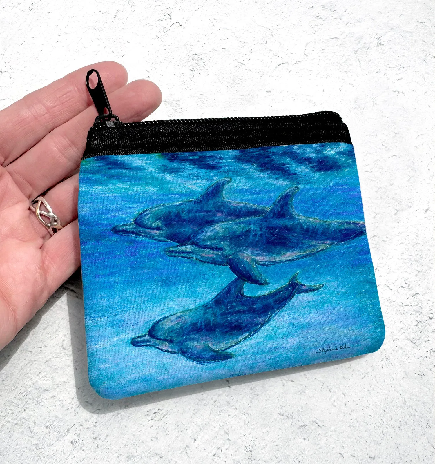 Dolphin Cruise Coin Bag