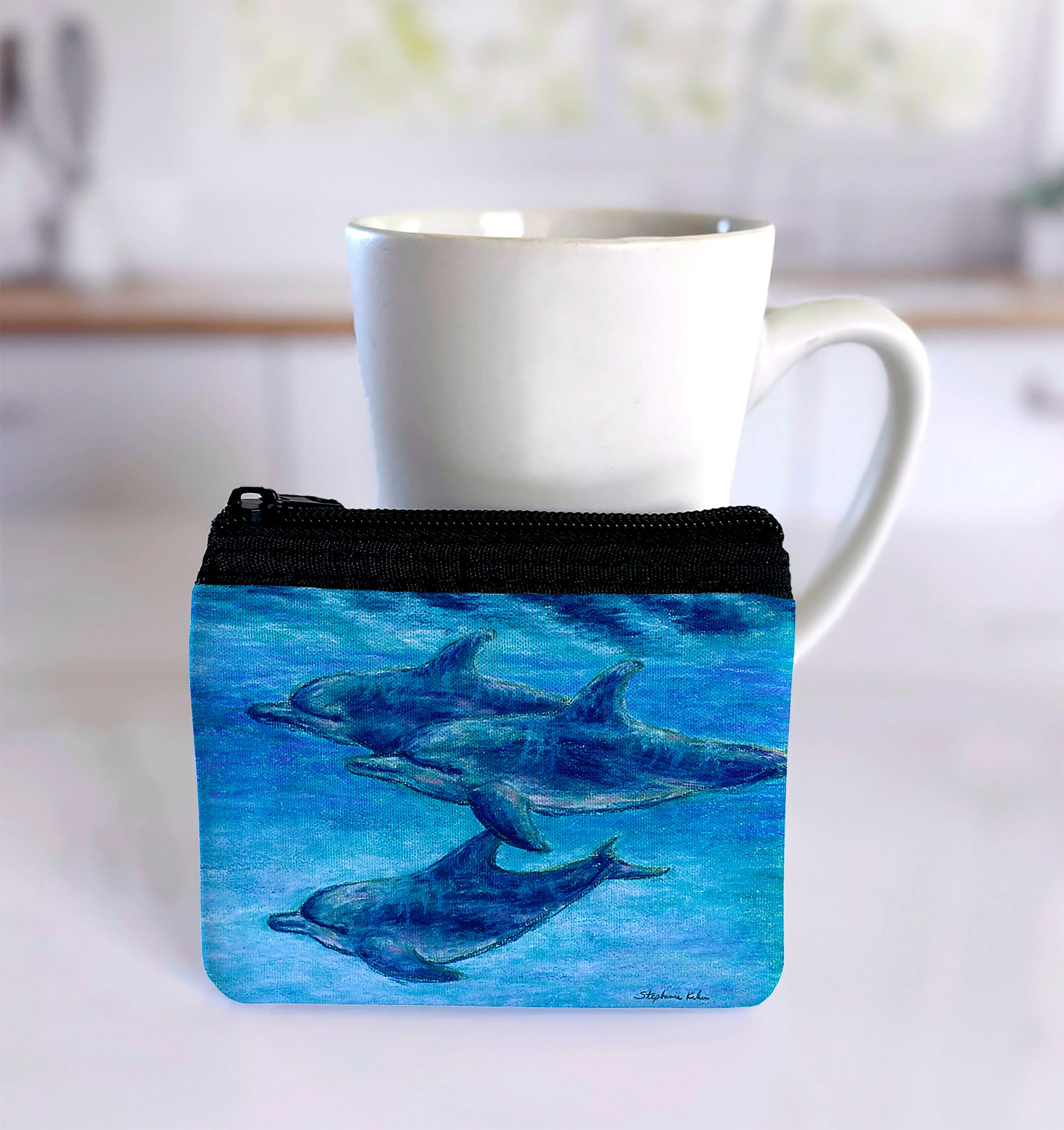 Dolphin Cruise Coin Bag