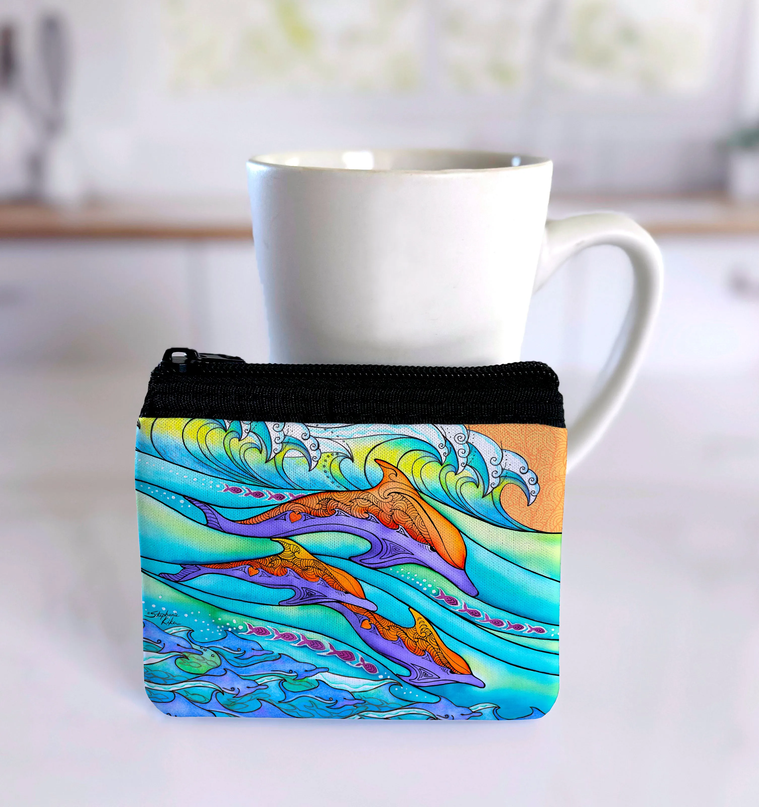 Dolphin Love Coin Bag