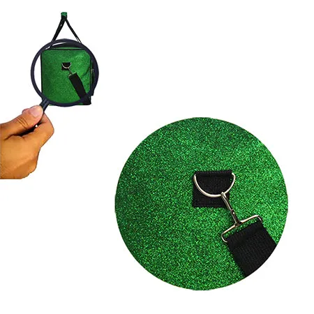 Green Glitter NGIL Canvas 20 Duffle Bag