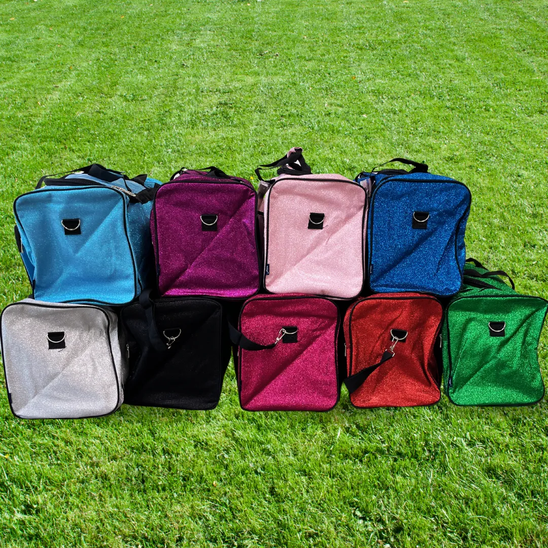 Green Glitter NGIL Canvas 20 Duffle Bag