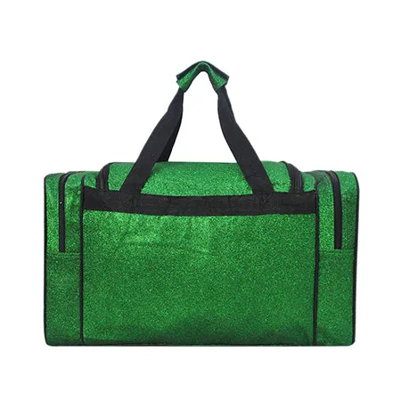 Green Glitter NGIL Canvas 20 Duffle Bag