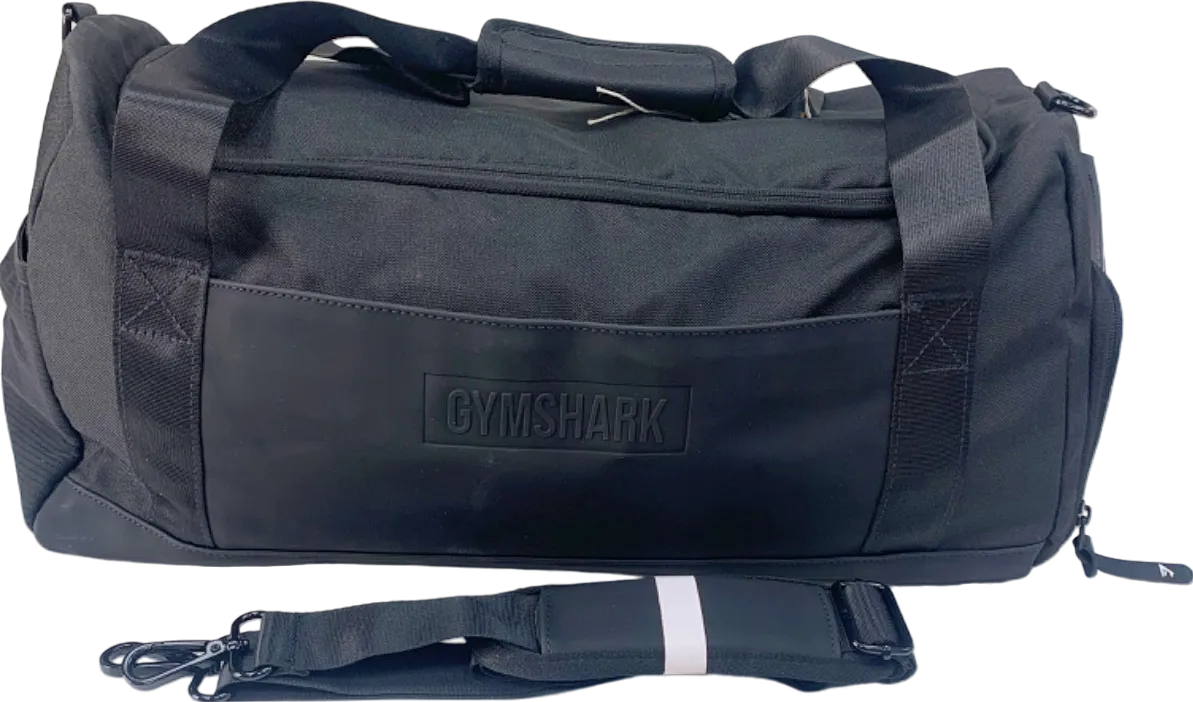 Gymshark Black Duffel Bag OS