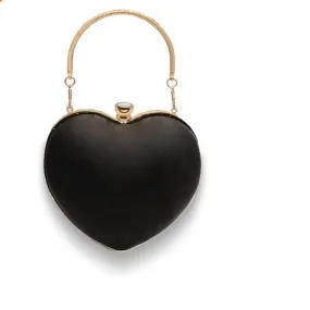 Lovely Heart Box Purse Frame Clutch Bag Glue-In Purse Frame 16cm