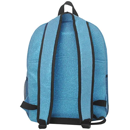 Turquoise Glitter NGIL Canvas Backpack