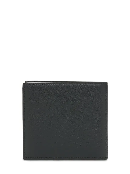 Valentino Garavani   Metal logo leather billfold wallet 