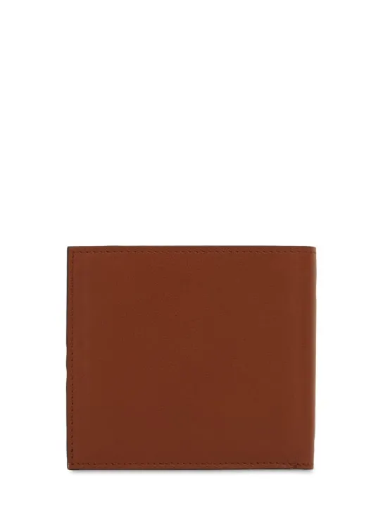 Valentino Garavani   Metal logo leather billfold wallet 